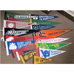 Multiple Collegiate Pennants