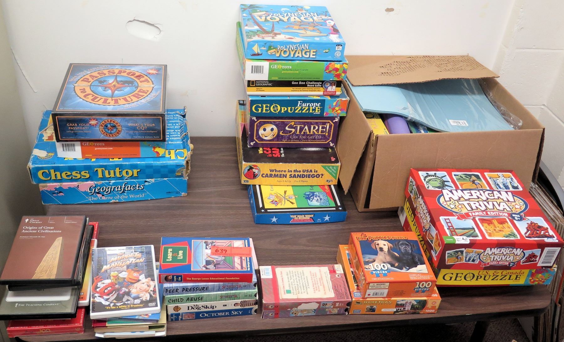Multiple Misc Games, Puzzles, DVDs, etc Oahu Auctions
