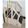 Image 1 : Portable 2 Step Wood Stairs w/ Rail