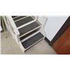 Image 2 : Portable 2 Step Wood Stairs w/ Rail