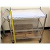 Image 1 : Metal Wire Rolling Cart