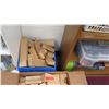 Image 3 : Qty 2 Boxes Wooden Geometric Blocks