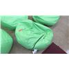 Image 3 : Qty 4 Green Bean Bag Chairs