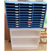 Image 1 : White 2 Tier Shelf & Cardboard Sorter