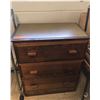 Image 3 : Wooden 3-Drawer Dresser