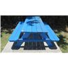 Image 2 : Blue Picnic Table
