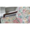 Image 3 : Sofa w/ Wooden Frame & Floral Print Cushions