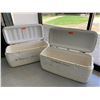 Image 1 : 2 Large Ice Chests (Coolers), Missing Closure Tabs