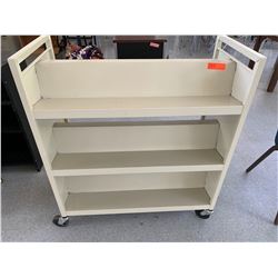 3-Tiered Rolling Book Cart