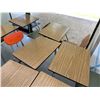 Image 3 : Qty 9 Desks w/ Attached Chairs