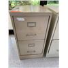 Image 3 : Qty 2, 2-Drawer Metal File Cabinets