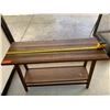 Image 2 : Small Wooden Side Table w/ Undershelf