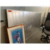 Image 2 : 2 Large Dry Erase Boards and Framed 'Surfer' Print