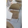 Image 3 : Qty 4 Desks with Attached Chairs