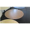 Image 13 : 11 Rounds Tables Used in Cafeteria Various Sizes (Music Room)
