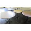 Image 3 : 11 Rounds Tables Used in Cafeteria Various Sizes (Music Room)