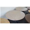 Image 8 : 11 Rounds Tables Used in Cafeteria Various Sizes (Music Room)