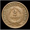 Image 3 : 1864 . . Two Cent Piece 2c Grades vf+