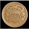 Image 2 : 1864 . . Two Cent Piece 2c Grades f+