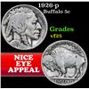 Image 1 : 1926-p . . Buffalo Nickel 5c Grades vf+