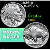 Image 1 : 1926-p . . Buffalo Nickel 5c Grades vf++