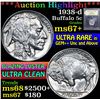 Image 1 : 1938-d . . Buffalo Nickel 5c Grades Gem++