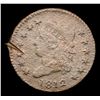 Image 2 : 1812 . . Classic Head Large Cent 1c Grades ag