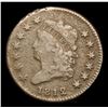 Image 3 : ***Auction Highlight*** 1812 Small Date . Classic Head Large Cent 1c Graded vf details By USCG (fc)