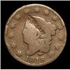 Image 2 : 1818 . . Coronet Head Large Cent 1c Grades vg, very good