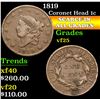 Image 1 : 1819 . . Coronet Head Large Cent 1c Grades vf+