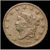 Image 2 : 1822 . . Coronet Head Large Cent 1c Grades vf, very fine