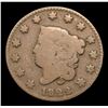 Image 2 : 1822 . . Coronet Head Large Cent 1c Grades vg+