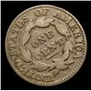 Image 3 : 1829 45¡ CCW Rotated Die Medium Letters Coronet Head Large Cent 1c Grades f+