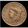 Image 2 : 1831 . . Coronet Head Large Cent 1c Grades vf+