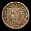Image 2 : 1863 Indian . . Civil War Token 1c Grades vf+