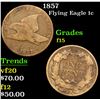 Image 1 : 1857 . . Flying Eagle Cent 1c Grades f+