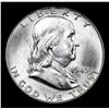 Image 2 : 1949-p . . Franklin Half Dollar 50c Grades Choice Unc FBL