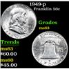 Image 1 : 1949-p . . Franklin Half Dollar 50c Grades Select Unc