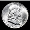 Image 2 : 1949-p . . Franklin Half Dollar 50c Grades Select Unc