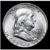 Image 2 : 1949-p . . Franklin Half Dollar 50c Grades Select+ Unc