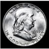 Image 2 : 1953-d . . Franklin Half Dollar 50c Grades Select Unc FBL
