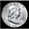 Image 2 : 1954-p . . Franklin Half Dollar 50c Grades Select+ Unc