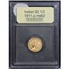 Image 2 : 1911-p . . Gold Indian Quarter Eagle $2 1/2 Grades Select Unc