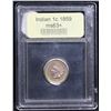 Image 2 : ***Auction Highlight*** 1859 . . Indian Cent 1c Graded Select+ Unc By USCG (fc)