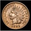 Image 2 : 1891 . . Indian Cent 1c Grades Select+ Unc BN