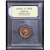 Image 2 : ***Auction Highlight*** 1894 . . Indian Cent 1c Graded Choice Proof Red By USCG (fc)