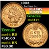 Image 1 : 1902 . . Indian Cent 1c Grades Choice Unc RB