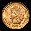 Image 2 : 1902 . . Indian Cent 1c Grades Choice Unc RB