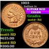 Image 1 : 1903 . . Indian Cent 1c Grades Choice+ Unc RD