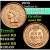Image 1 : 1906 . . Indian Cent 1c Grades Choice Unc RD